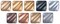 Amaco Rub 'N Buff Wax Metallic Finish, 9 Color Assortment (Gold Leaf, Antique Gold, Grecian Gold, Ebony, Silver Leaf, Spanish Copper, Autumn Gold, European Gold, Pewter)